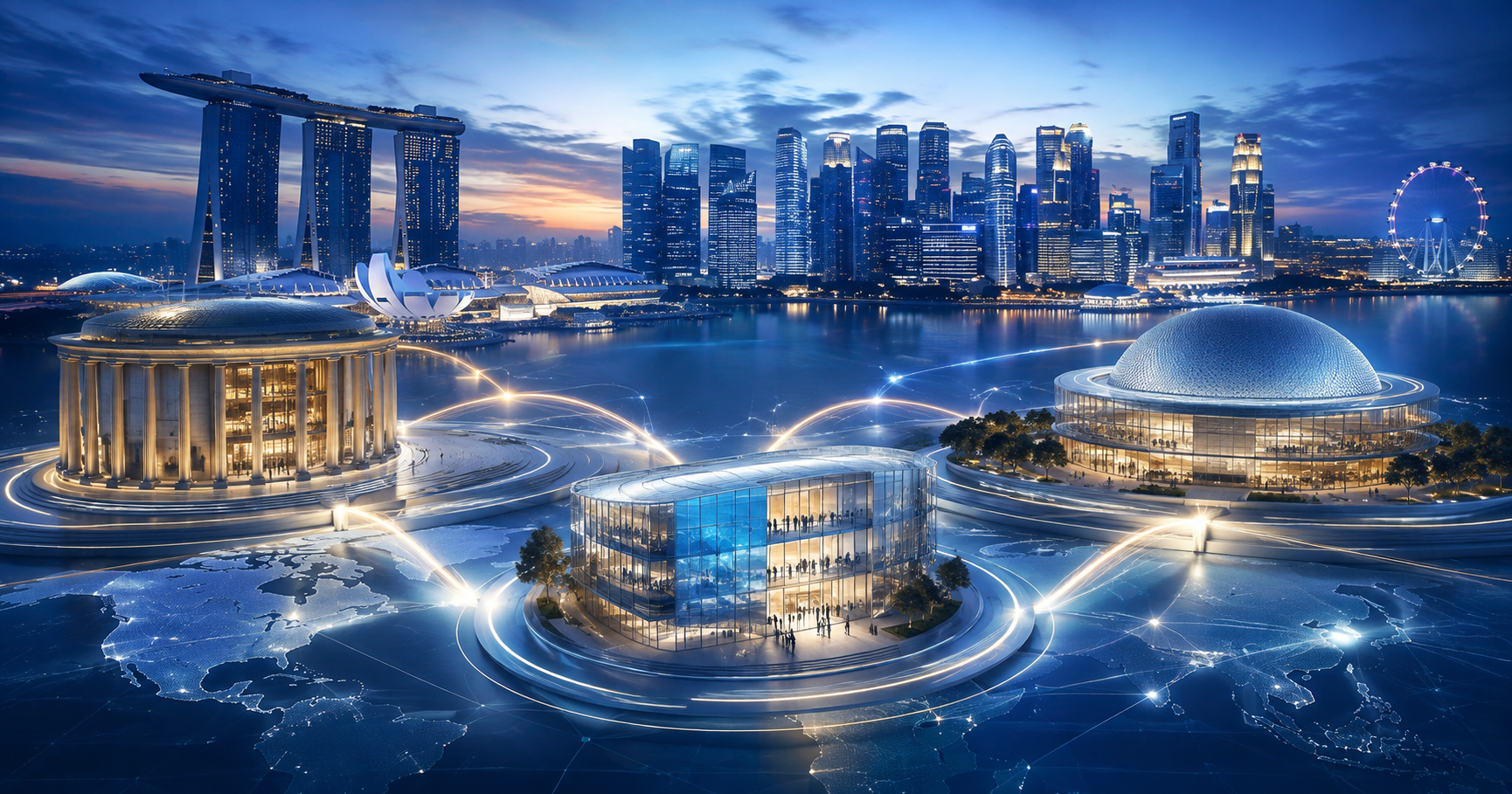 Três movimentos colocam Singapura no centro da nova arquitetura das disputas de investimento